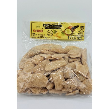 Coco et gingembre séchés